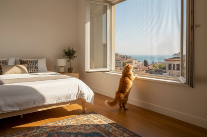 cam açık olmalı kedini yansıması olmamalı