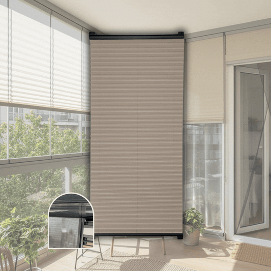 Cam Balkon Yaylı Plise Perde